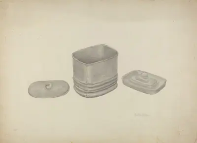 Pewter Tobacco Jar