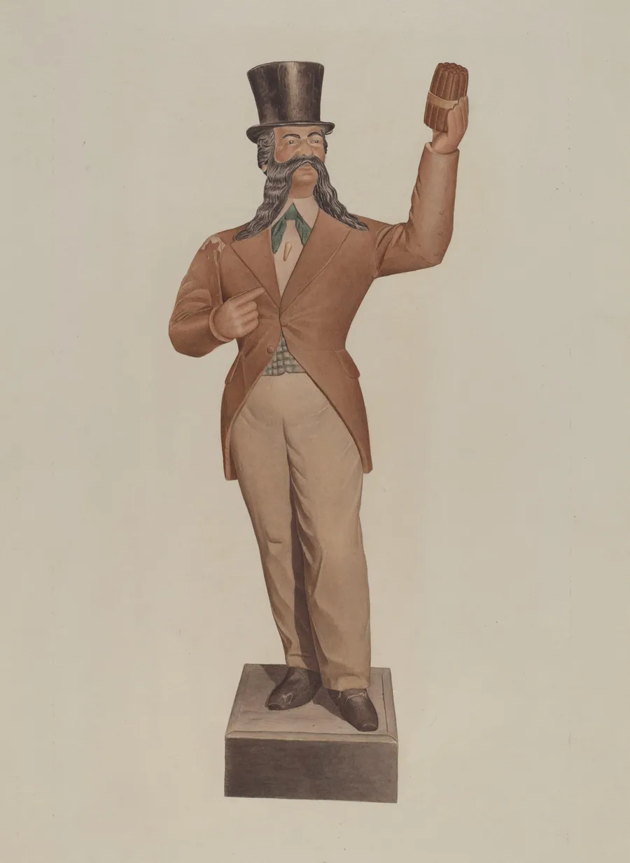Cigar Store Figure by Albert Ryder