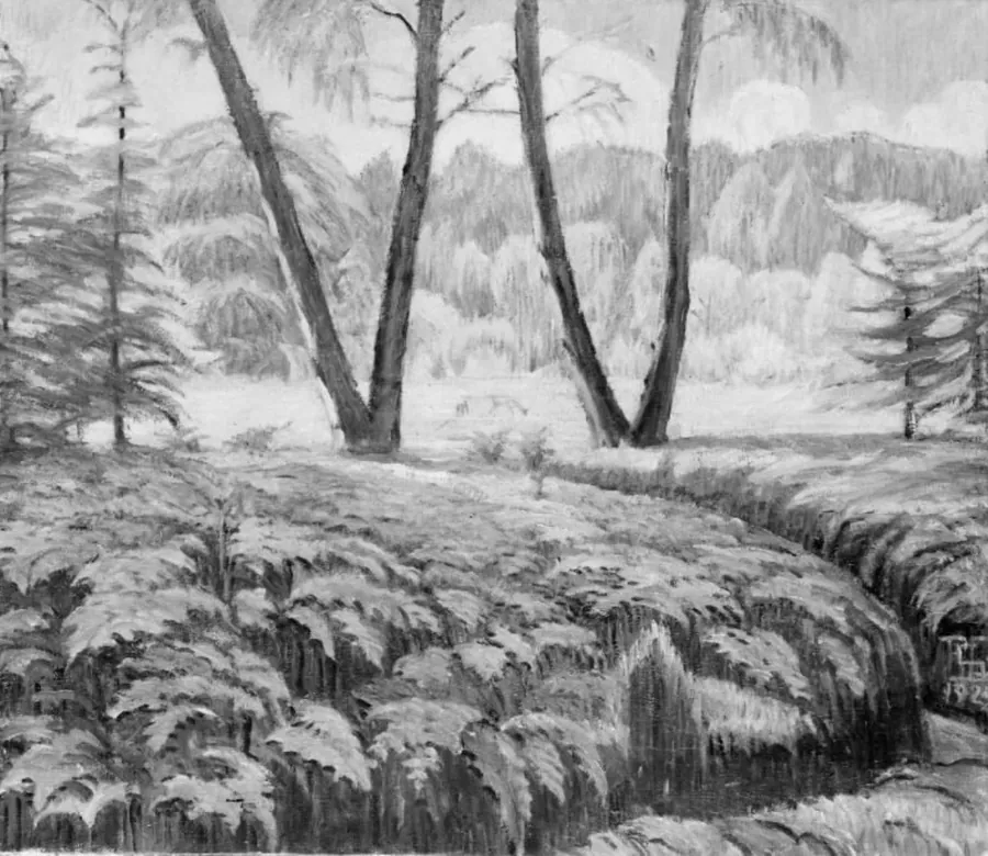 Skoveng by Poul S. Christiansen