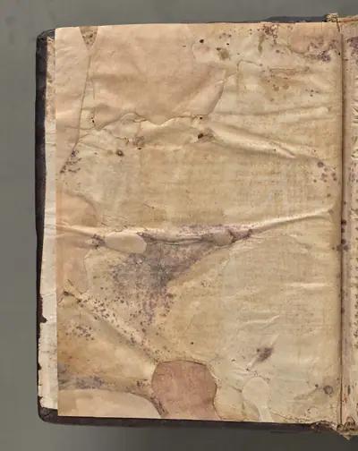 Text, folio 2 (verso), from a Gospel Book with Commentaries