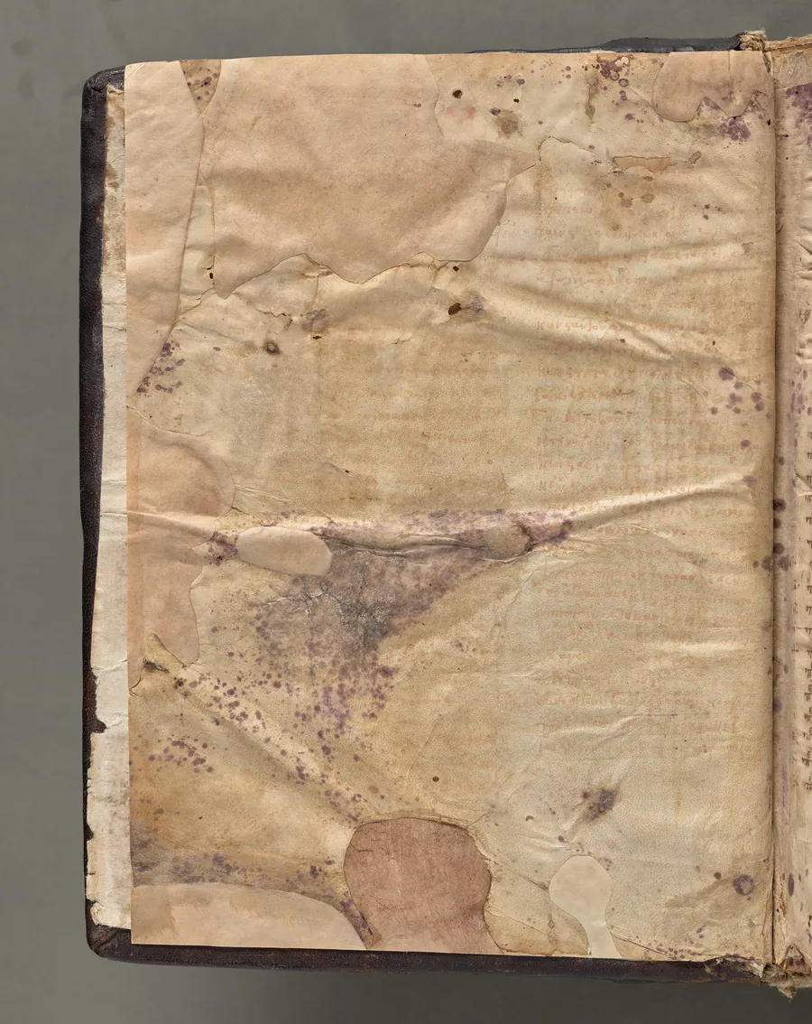 Text, folio 2 (verso), from a Gospel Book with Commentaries