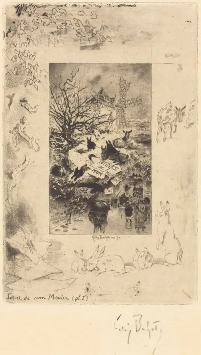 Title Page for "Lettres de Mon Moulin"