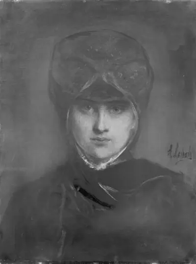 Dameportræt (Frau Gregas?)