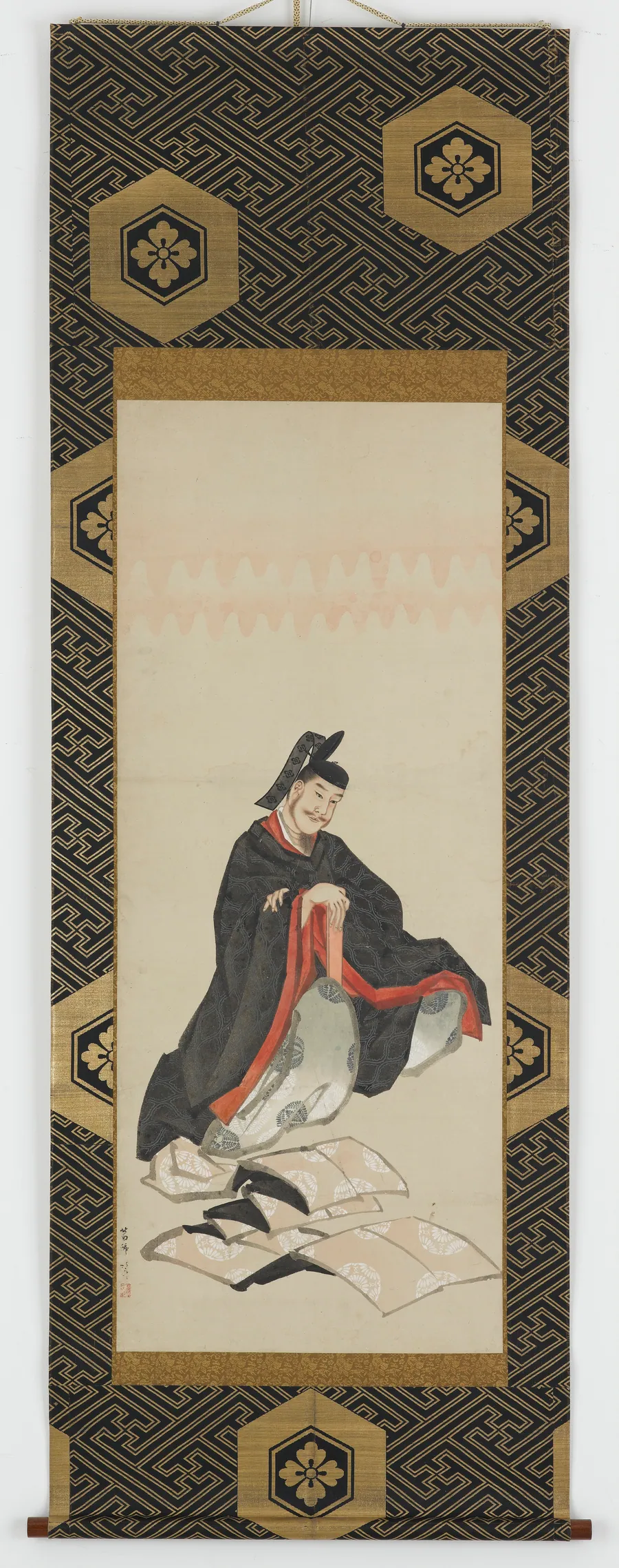 Six immortals of poetry by Katsushika Hokusai 葛飾北斎 (1760-1849)