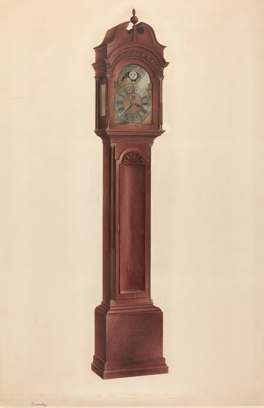 Clock by Isidore Sovensky