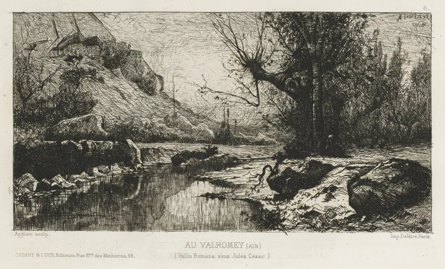 At Valromay (Ain) by Adolphe Appian