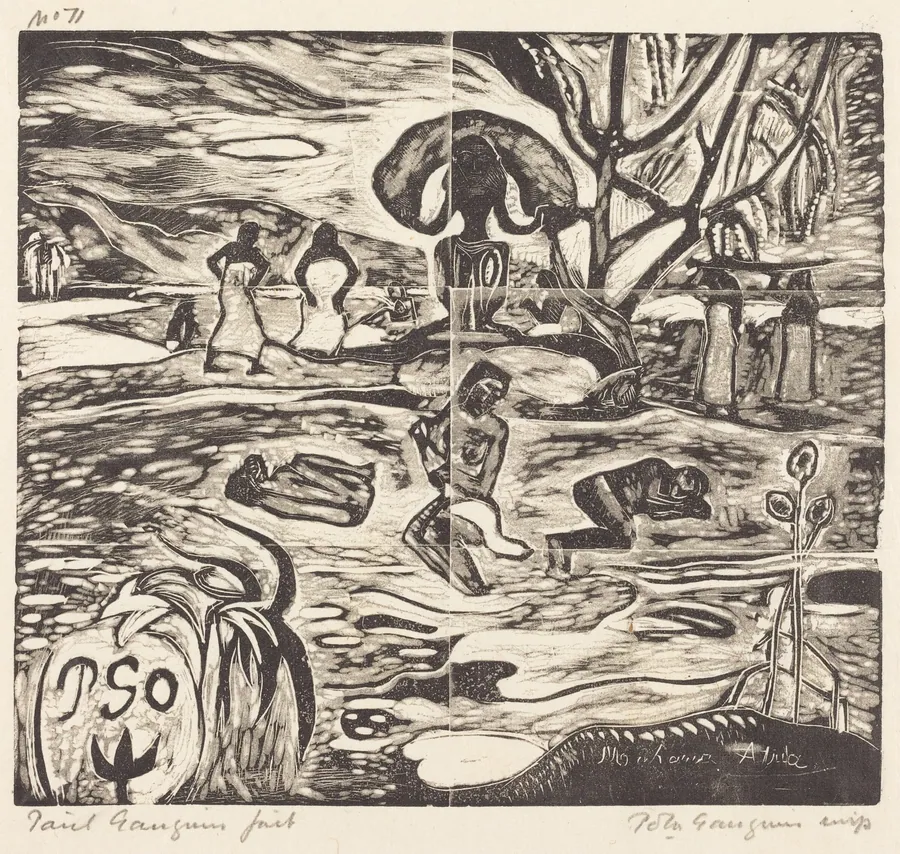 Mahana Atua (Day of the Gods) by Paul Gauguin