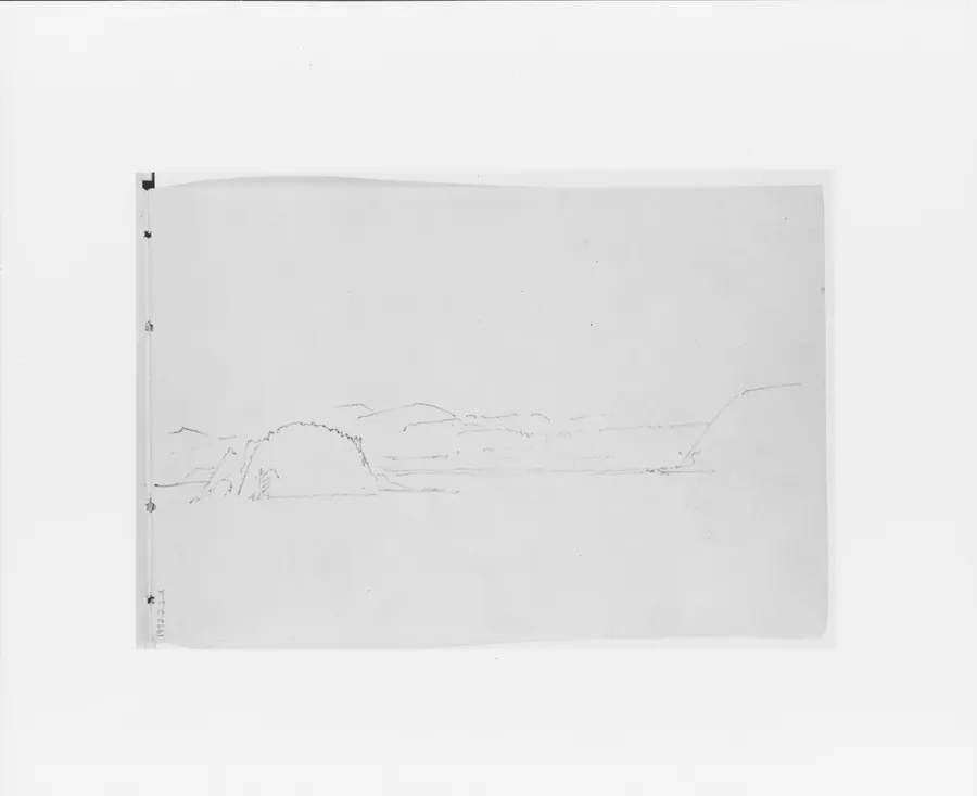 Cape Flattery Landscape (from Sketchbook X) by William Trost Richards