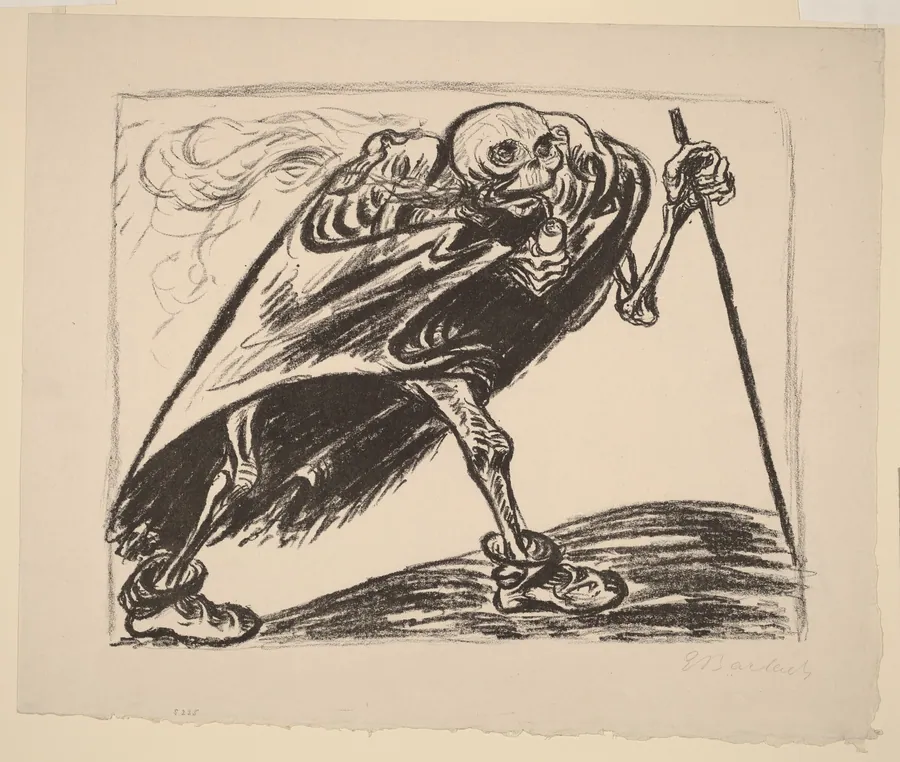 Wandering Death by Ernst Barlach