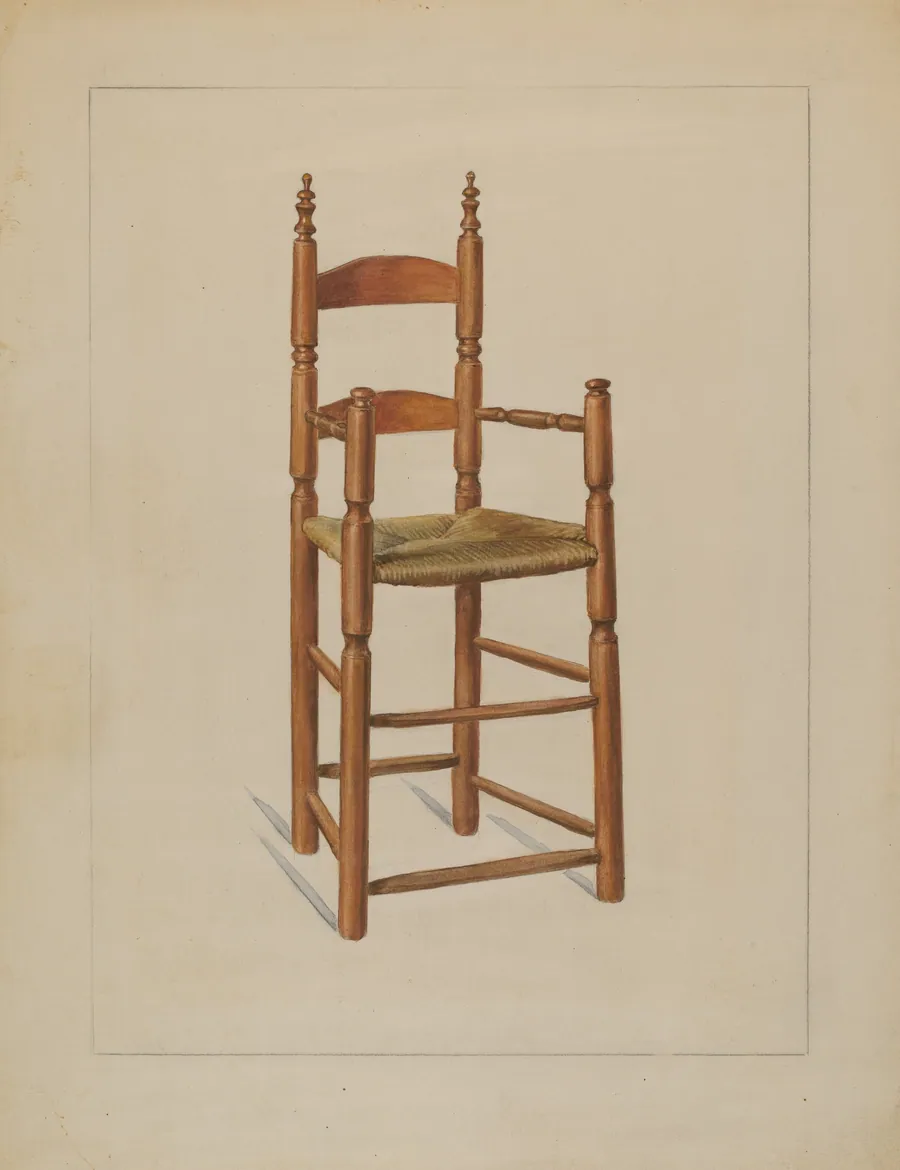 High Chair by Elizabeth Curtis