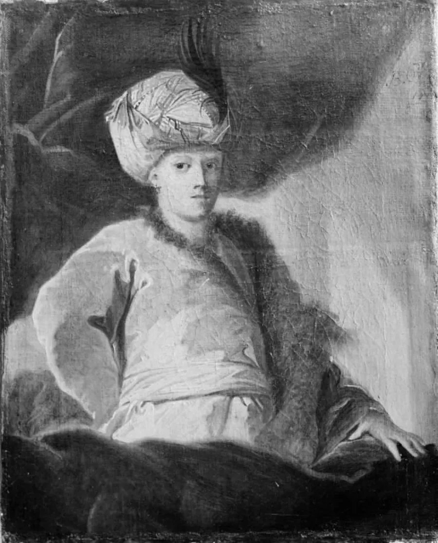 En mand i orientalsk dragt by Bénoit Le Coffre