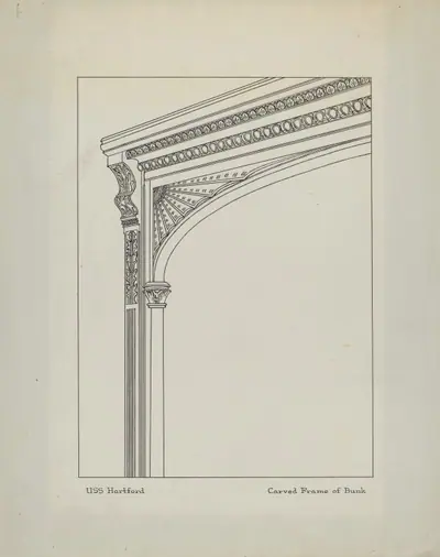 Carved Frame of Bunk