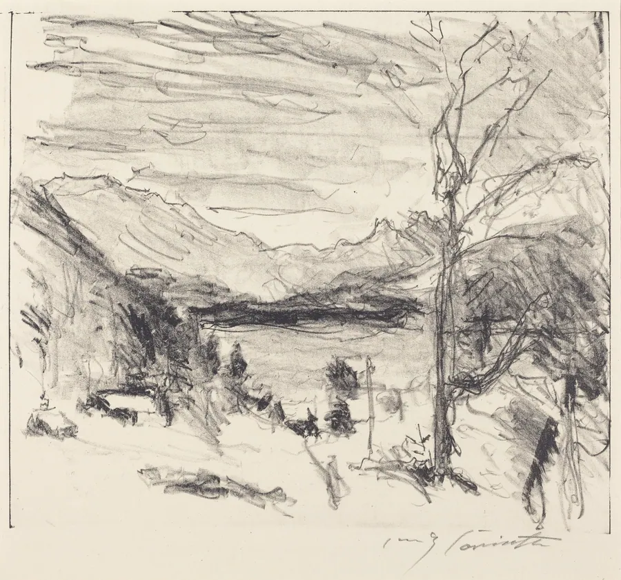 Walchensee im Nebel (Walchensee in Fog) by Lovis Corinth