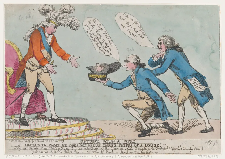 Neddy's Black Box by Thomas Rowlandson