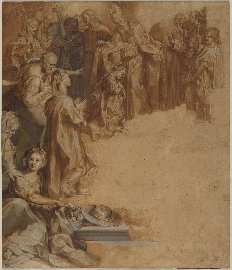 The Presentation of the Virgin in the Temple by Federico Barocci