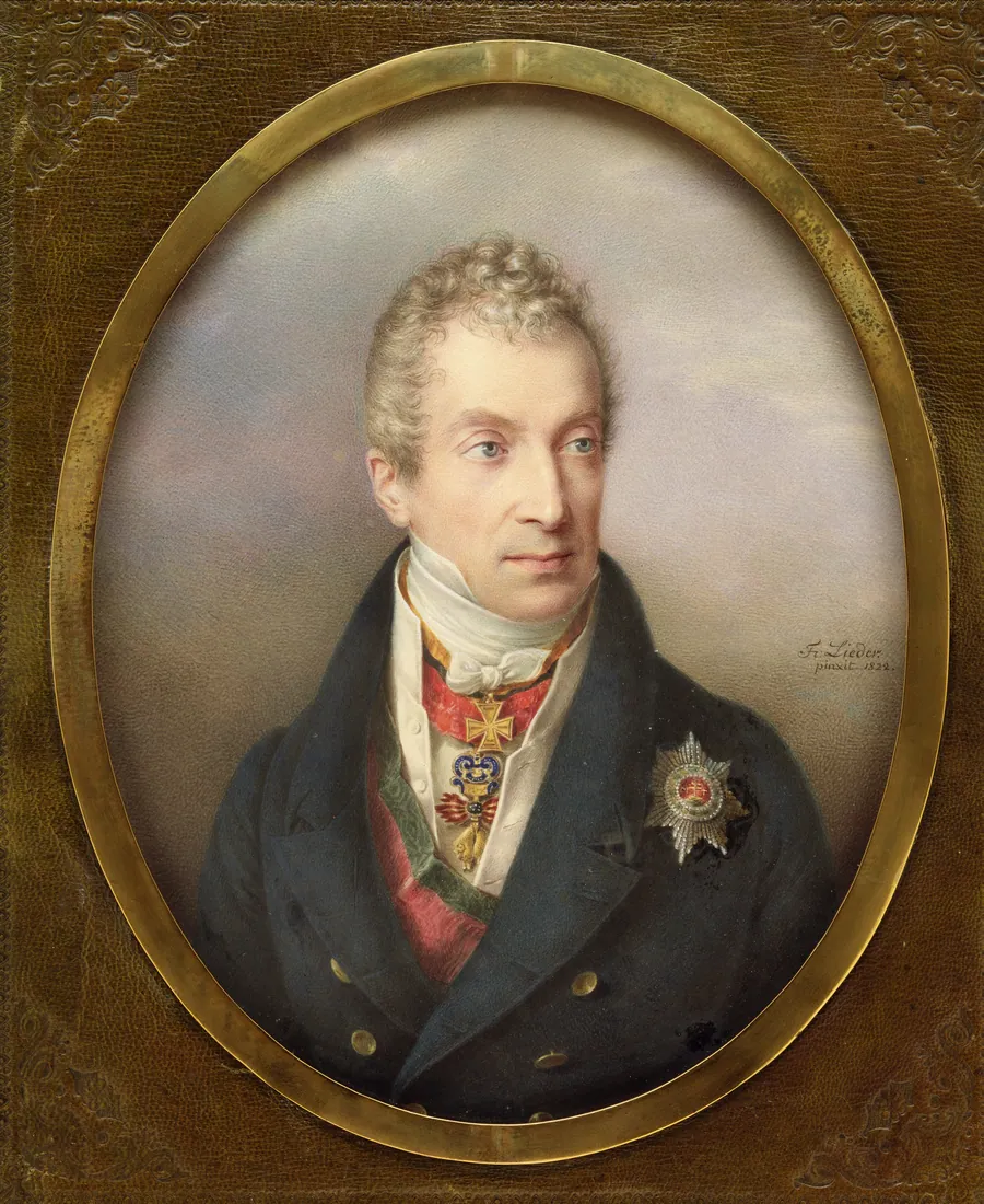 Prince Klemens Wenzel Lothar von Metternich (1773–1859) by Friedrich Johann Gottlieb Lieder