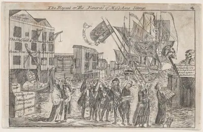 The Repeal, or the Funeral of Miss Ame Stamp