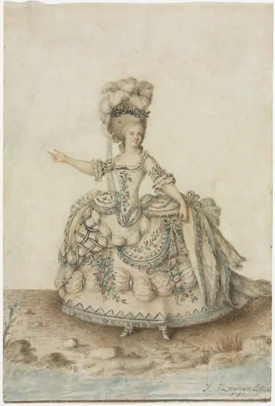 Costume Study for Opera Singer