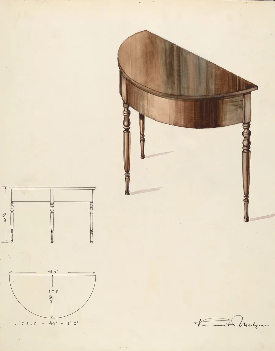 Bishop Hill: Table by Kurt Melzer
