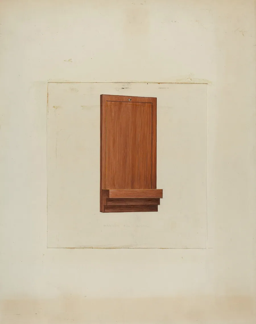 Shaker Clock Hanger by Ray Holden