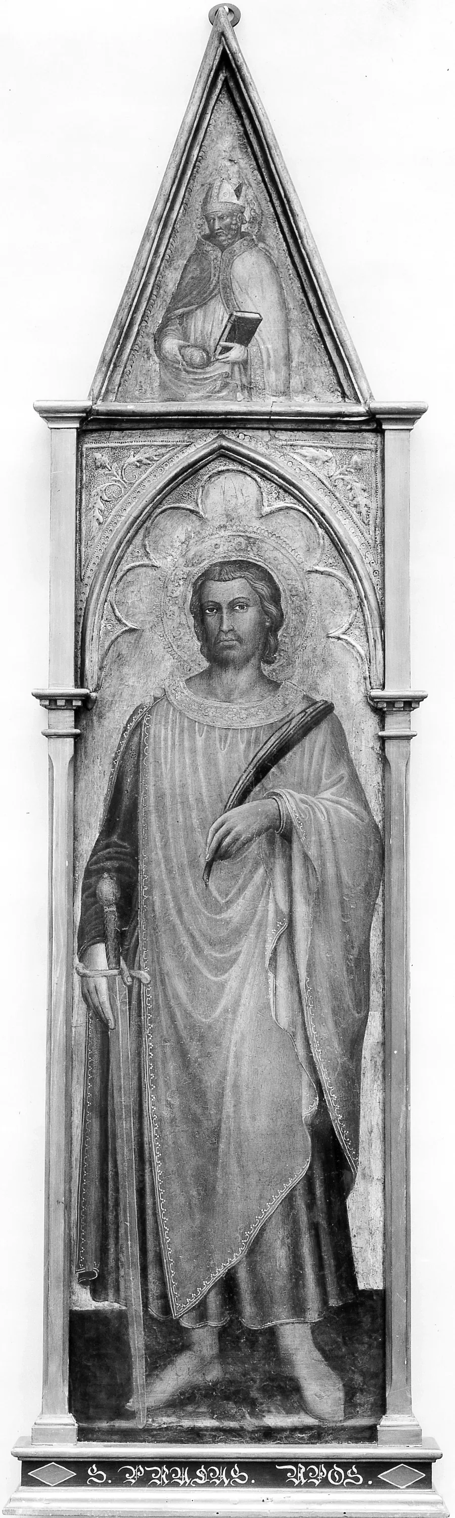 Saint Julian the Hospitaler (with Saint Nicholas of Bari) by Martino di Bartolommeo di Biagio