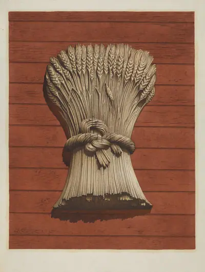"Sheaf of Wheat" Shop Sign