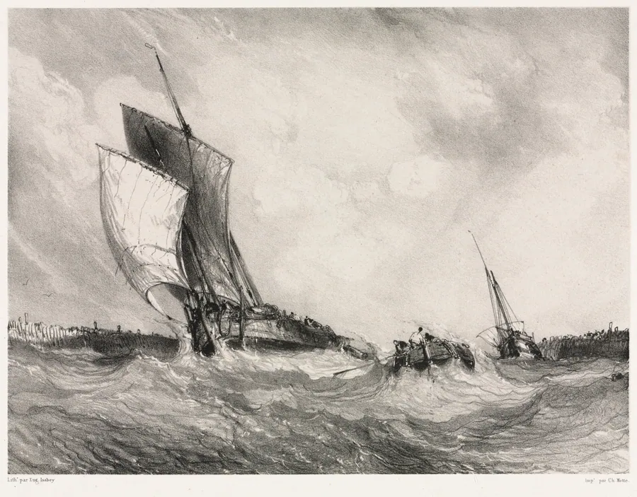 Six Marines: Return to Port by Eugène Isabey