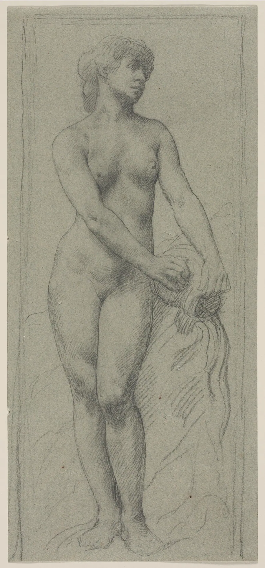 Nude Woman by Alphonse Legros