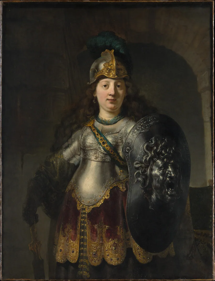 Bellona by Rembrandt (Rembrandt van Rijn)