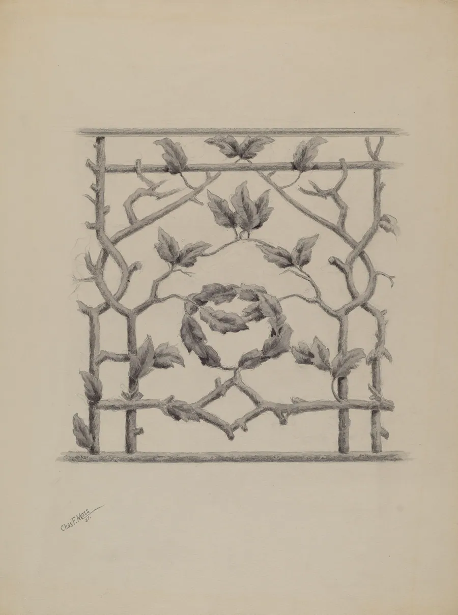 Porch Railing by Charles Moss