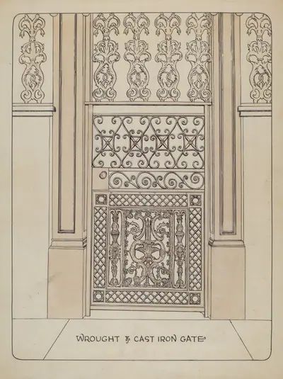 Cast Iron Gate