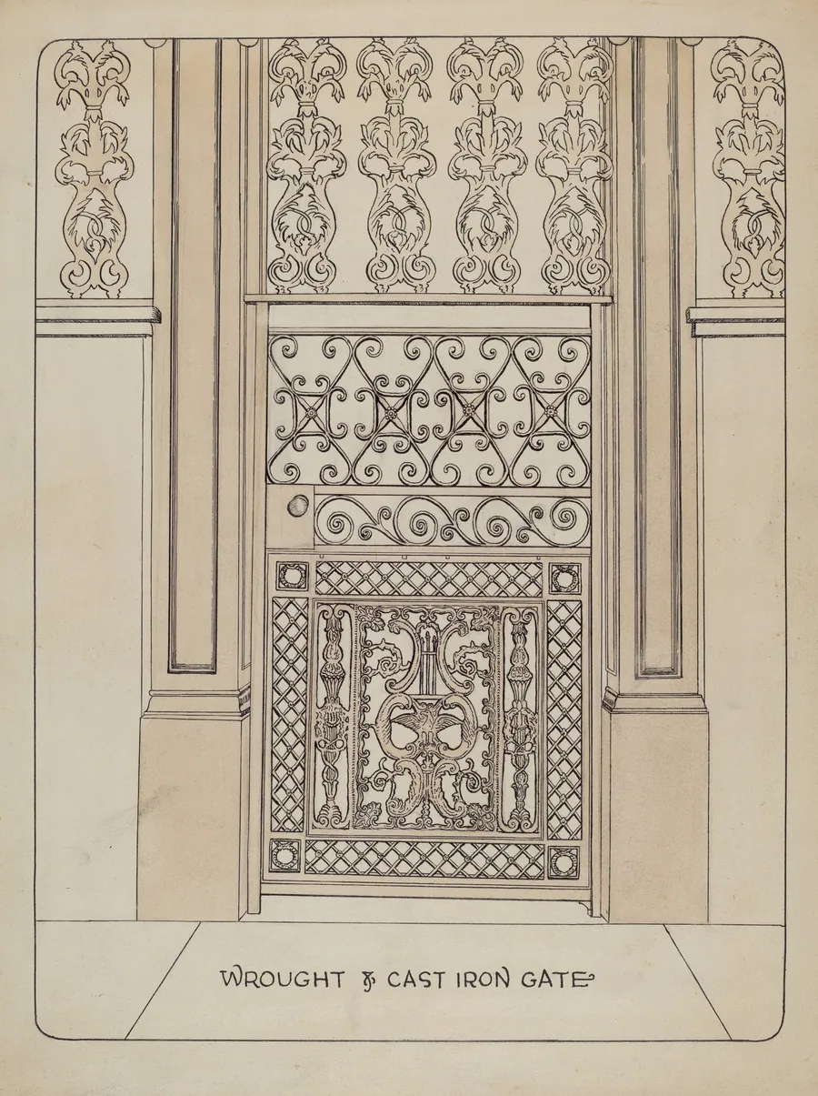 Cast Iron Gate by Ray Price