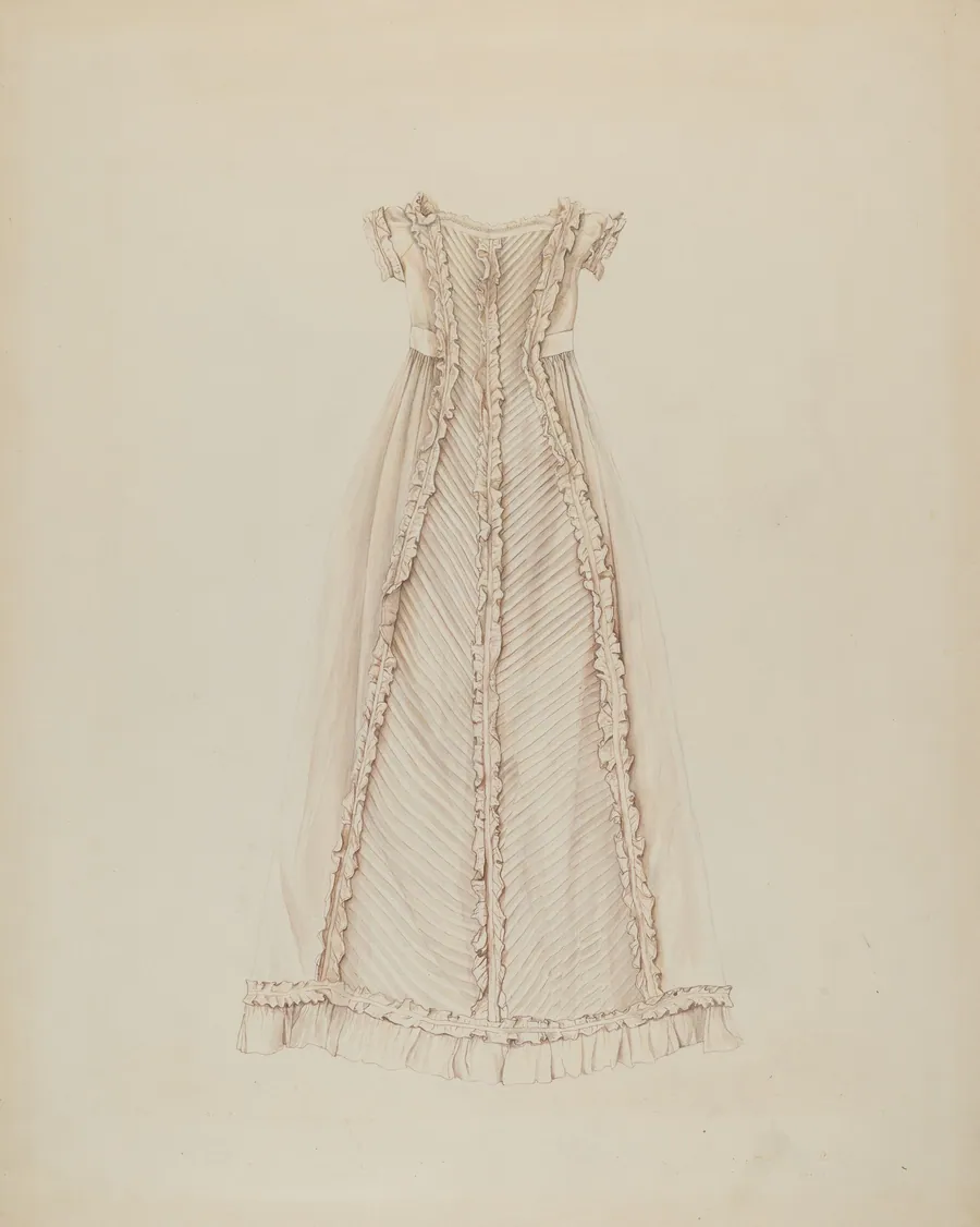 Infant's Dress (Back View) by Lucien Verbeke