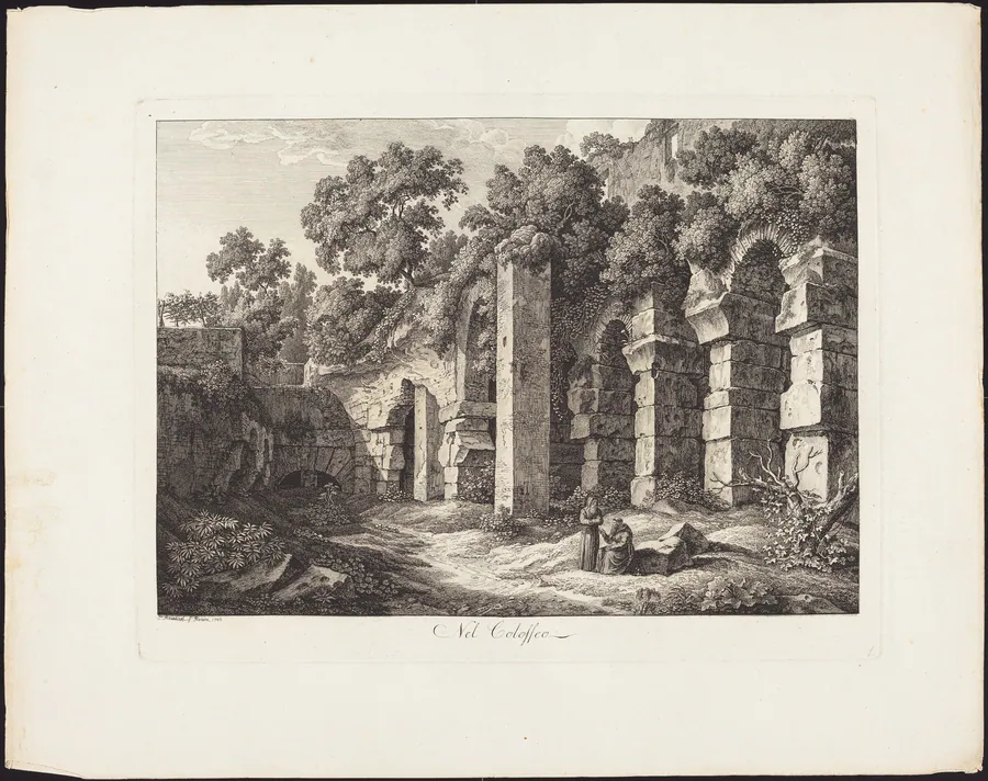 Nel Colosseo by Johann Christian Reinhart