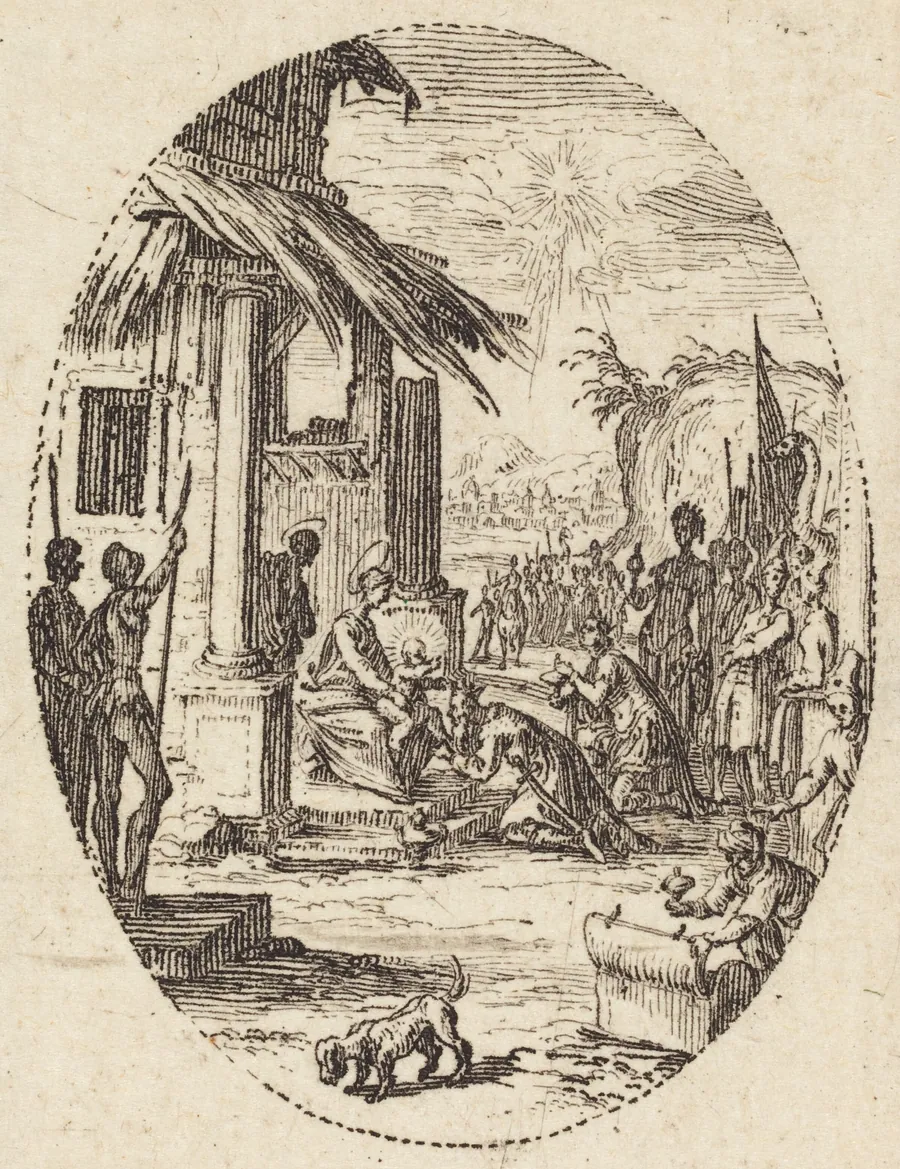 The Adoration of the Magi by Jacques Callot