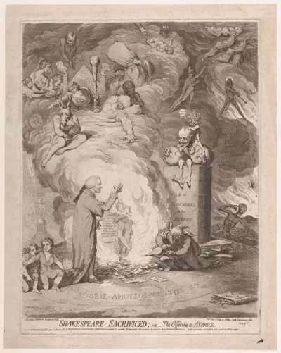 Shakespeare – Sacrificed; or, The Offering to Avarice