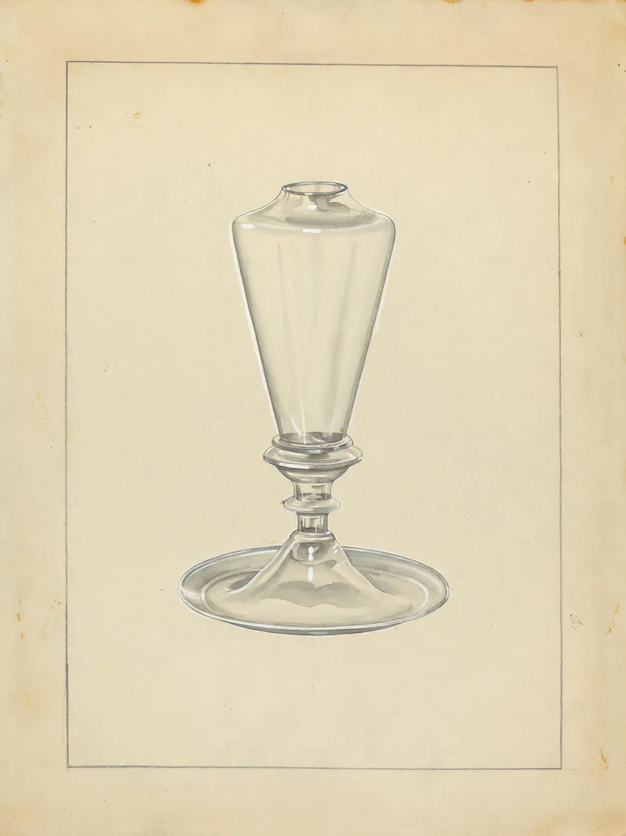 Sperm Oil Lamp by John Dana