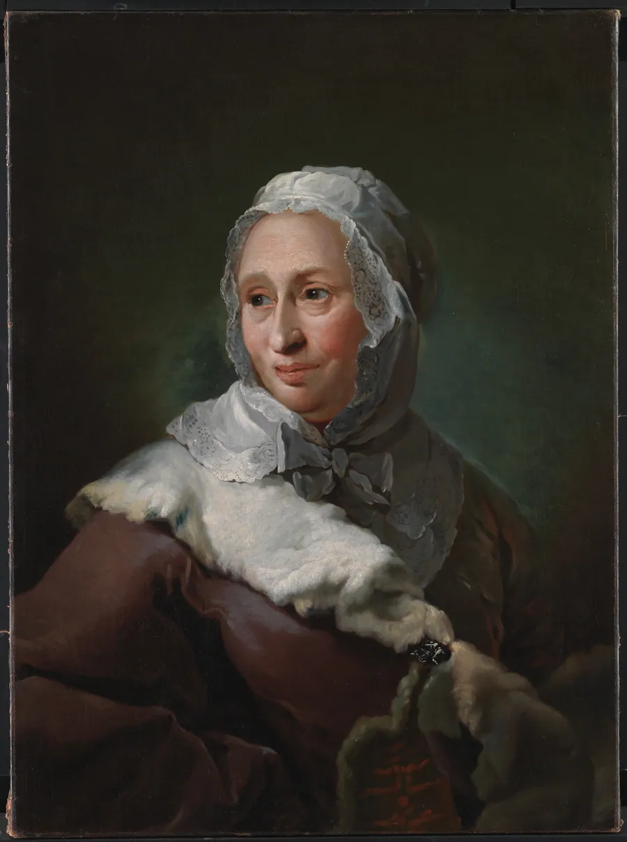 Portræt af Elisabeth Marie Fabritius, født d'Abbestée by C.G. Pilo