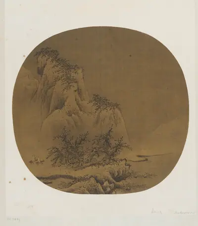 Travelers in snowy mountains 雪山行旅圖