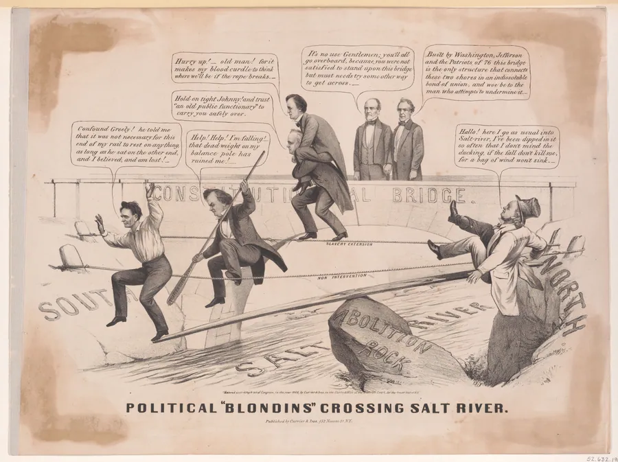 Political "Blondins" Crossing Salt River by Edward Everett