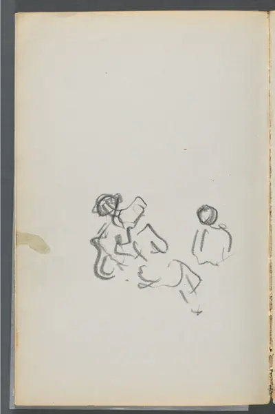 Sketchbook, The Dells, N° 127, page 054: Figures
