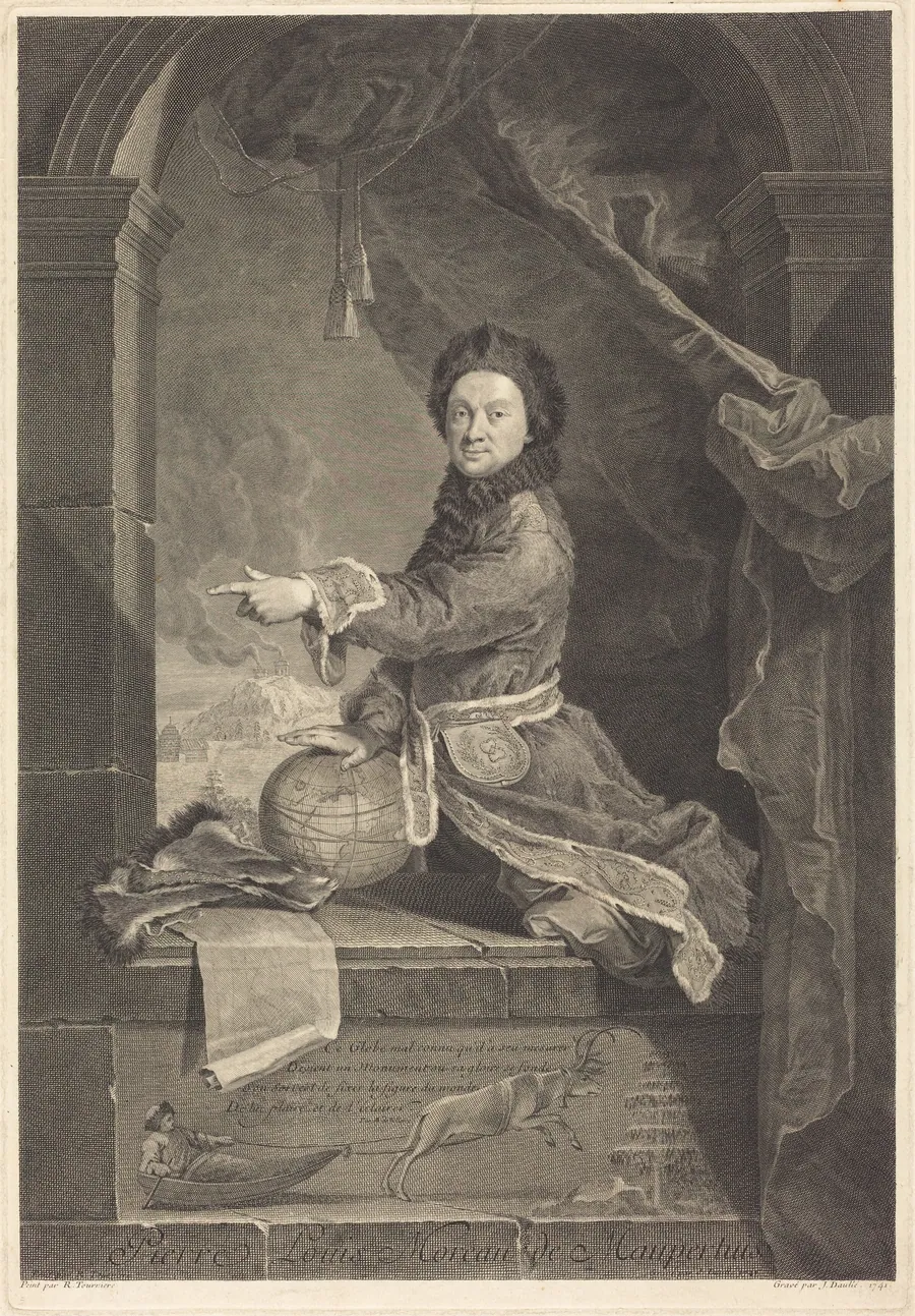 Pierre Louis Moreau de Maupertuis by Jean Daullé