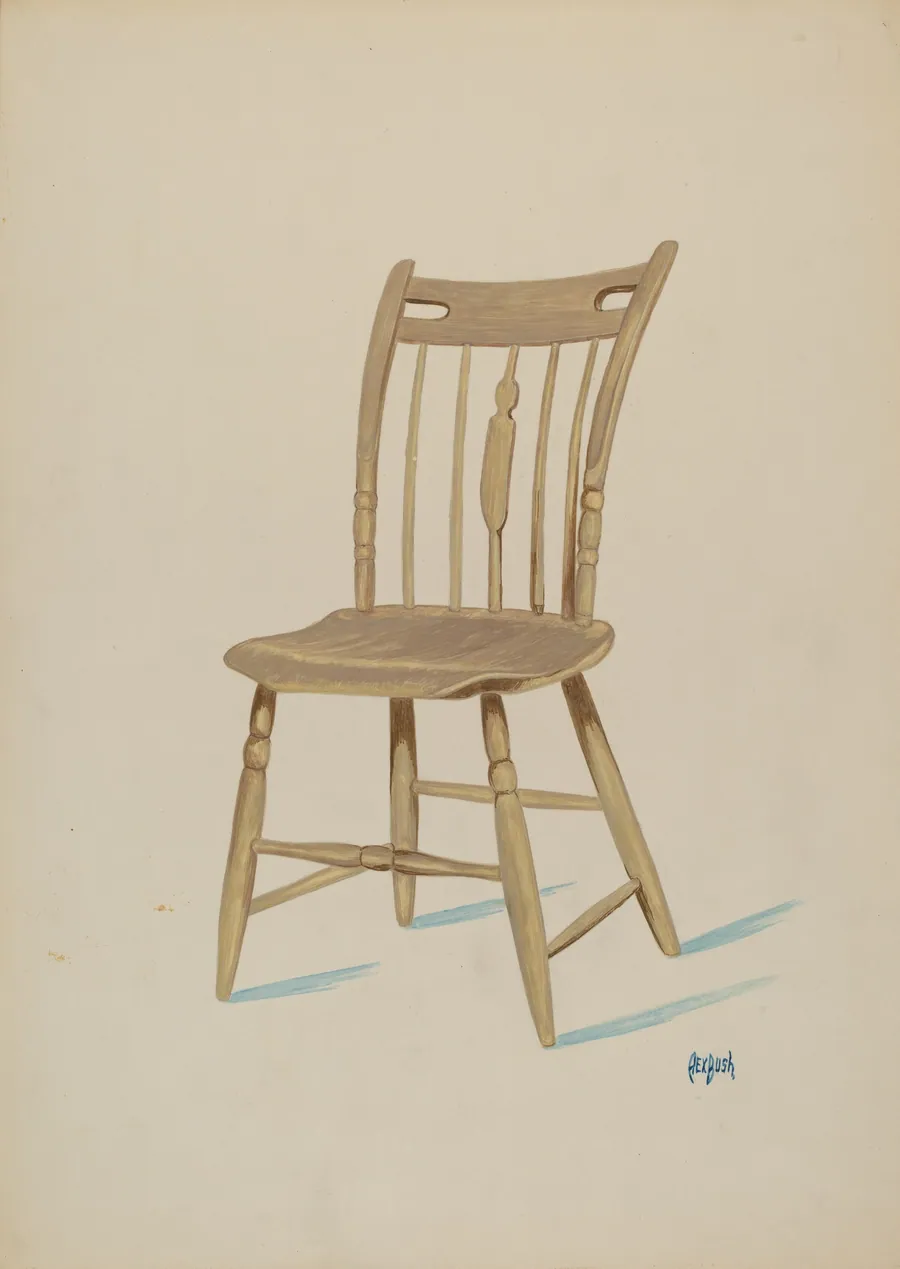 Early American Chair by Rex F. Bush