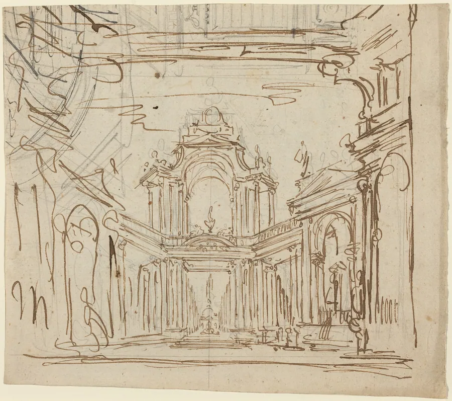Stage Design by Italian 18th Century