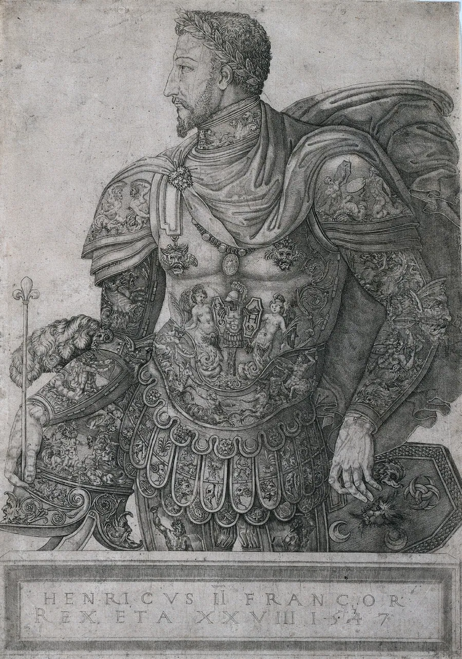 Henri II, King of France, at the age of 28 by Nicolo della Casa