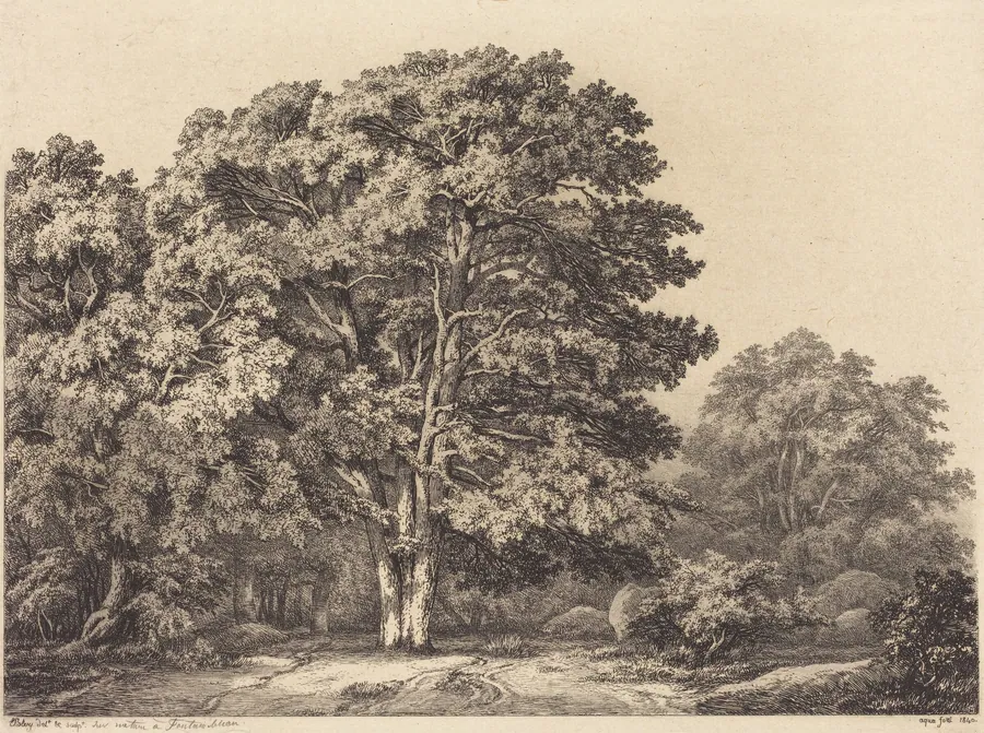 Entrance to a Forest by Eugène Bléry