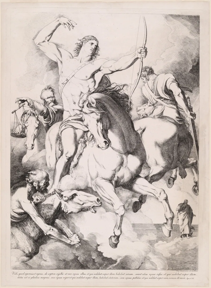 Vidi, quod aperuisset agnus... (The Four Horsemen of the Apocalypse) by Luigi Sabatelli I