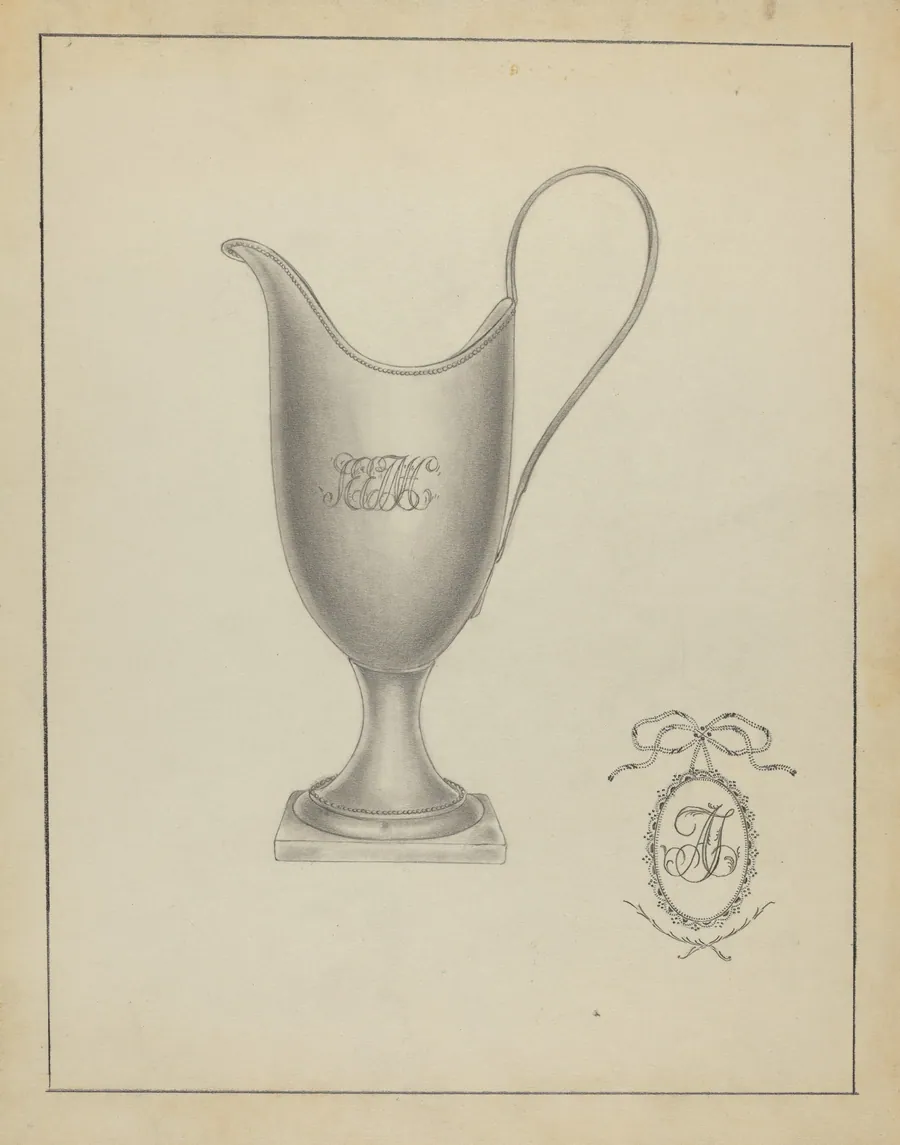 Silver Creamer by Giacinto Capelli