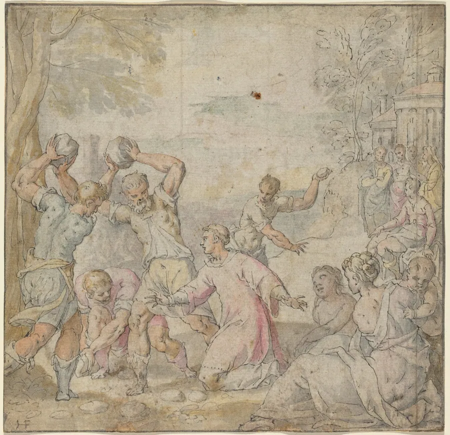 The Stoning of Saint Stephen by Hans Freyberger