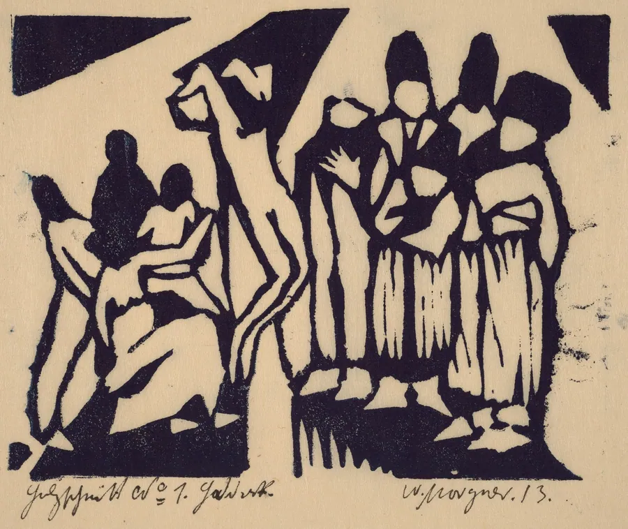 Crucifixion I by Wilhelm Morgner